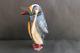 11 Vintage And Handcrafted Rare Metal Penguin Figurine With Black Shade