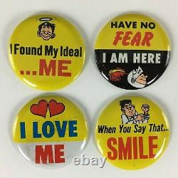 1960's Topps 2 Ugly Metal Buttons Pinback Lot of 20 Vintage Rare Collectibles