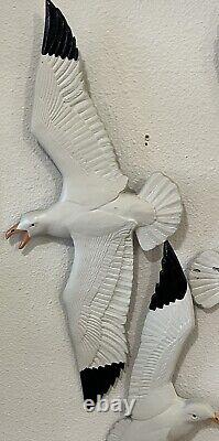 1973 Vintage Rare Seagull Sculpture Whitehall Metal Studios Lot of 3