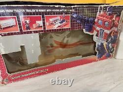 1984 Transformers G1 Optimus Prime Hasbro with Box RARE Vintage Original