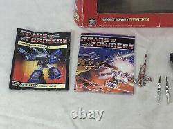 1984 Vintage G1 Transformers Bluestreak Boxed Complete Prerub Takara Stamp RARE