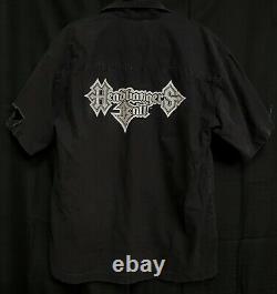 1990s Vintage Rare MTV Headbangers Ball Black Motorcycle Heavy Metal 2XL Shirt