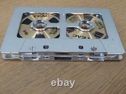 1 TEAC OPEN CASSETTE TAPE RH-1 MT-50 Type IV METAL Vintage Audio blank used Rare