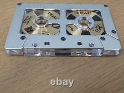 1 TEAC OPEN CASSETTE TAPE RH-1 MT-50 Type IV METAL Vintage Audio blank used Rare