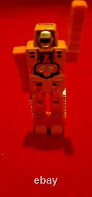 (2) Vintage Bandai Popy Gobots Machine Robo Series Mr-24 Crain Brain &Dozer RARE