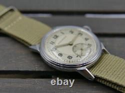 40's vintage watch military Movado ref. 14829 cal. 470 all steel borgel RARE