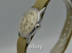 40's vintage watch military Movado ref. 14829 cal. 470 all steel borgel RARE