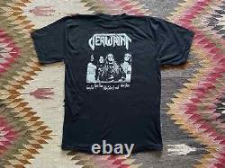 90s Vintage Rare Verwaint Band Progressive Thrash Black Death Metal T Shirt XL