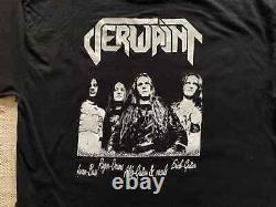 90s Vintage Rare Verwaint Band Progressive Thrash Black Death Metal T Shirt XL