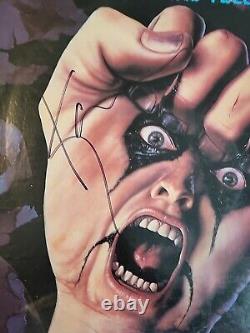ALICE COOPER Signed X2 Raise Your Fist & Yell LP KANE ROBERTS VINTAGE RARE METAL
