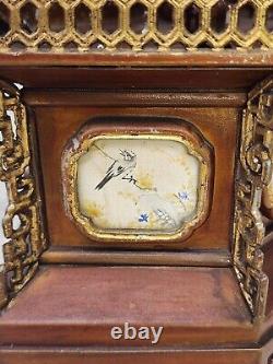 ANTIQUE/VINTAGE, RARE! Chinese Painted Metal Garniture! Early 20th Century