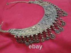 Antique Jewellery Necklace Metal Tribal Indian Rare Handmade See Video WOW