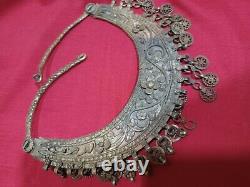 Antique Jewellery Necklace Metal Tribal Indian Rare Handmade See Video WOW