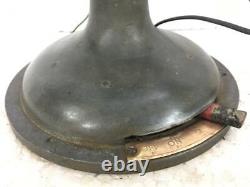 Antique Old Vintage Rare Brass Blade & Metal Body Emco 220 Volt Table Fan, Japan