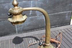 Antique Rare Art Nouveau Heavy Desk Lamp Sign Tiffany & Co Bronze Quality