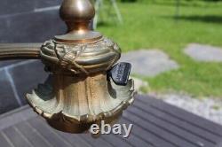 Antique Rare Art Nouveau Heavy Desk Lamp Sign Tiffany & Co Bronze Quality