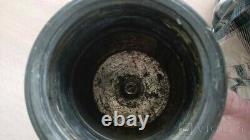 Antique Vase Cup Metal Richly Decorated Lady Cover Handle Stone Rare Old 19th