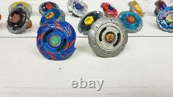 Beyblades Metal Lot Vintage Tomy Spinning Toy 85 Pieces, Launchers Rare Lot