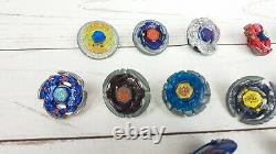 Beyblades Metal Lot Vintage Tomy Spinning Toy 85 Pieces, Launchers Rare Lot