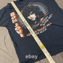 Bon Jovi Vintage 1987 Concert Shirt Cinderella RARE! Hair Metal