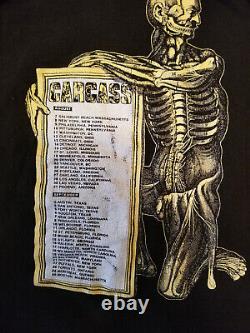 Carcass, Necroticism Longsleeve Tour Shirt Vintage 1992 Rare