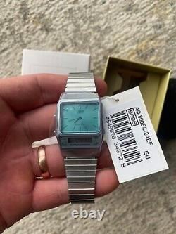 Casio Vintage Edgy AQ-800EC-2AEF rare model blue dial