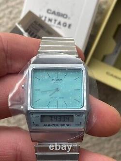 Casio Vintage Edgy AQ-800EC-2AEF rare model blue dial