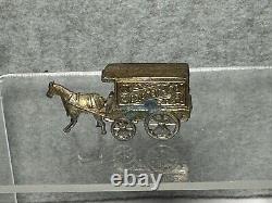Cracker Jack Horse And Carriage Metal Vintage Rare Appr 2