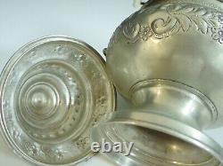 Craftsmanship Vintage, decorative, rare, special, silver-plated metal box