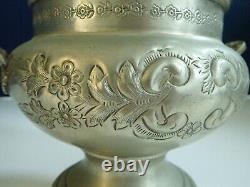 Craftsmanship Vintage, decorative, rare, special, silver-plated metal box