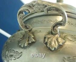 Craftsmanship Vintage, decorative, rare, special, silver-plated metal box