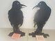 Crow Raven Metal Sculpture Art Goth Cha Tullis Native American Indian Vtg Rare