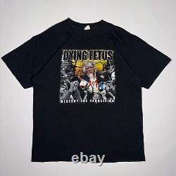DYING FETUS DESTROY THE OPPOSITION Y2K RARE TEE VINTAGE T-SHIRT DEATH METAL szXL