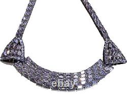 Dazzling Sherman Necklace Lavender Purple Alexandrite Crystals Vintage Rare