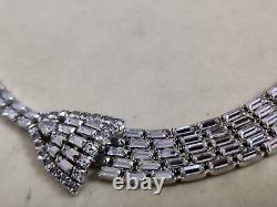 Dazzling Sherman Necklace Lavender Purple Alexandrite Crystals Vintage Rare