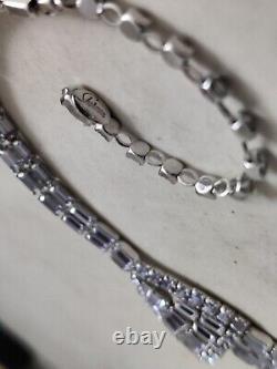 Dazzling Sherman Necklace Lavender Purple Alexandrite Crystals Vintage Rare
