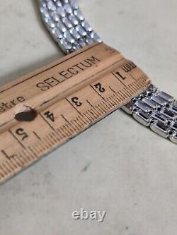 Dazzling Sherman Necklace Lavender Purple Alexandrite Crystals Vintage Rare