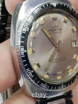 Fortis Marinemaster Men's Watch Automatic Steel Vintage Rare