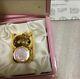 Hello Kitty Metal Clock Gold Figure Ornament Sanrio Limited Vintage Rare 1999s