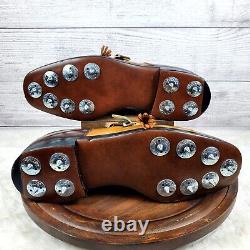 Hot Z Vintage Very Rare Metal Spike Golf Shoes Men's Size 9D Made In The USA NEW