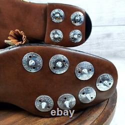 Hot Z Vintage Very Rare Metal Spike Golf Shoes Men's Size 9D Made In The USA NEW
