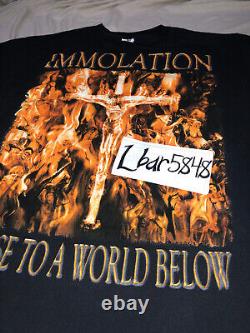 Immolation Close to a World Below shirt vintage rare original death metal