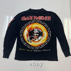 Iron Maiden Brave New World Tour 1999/2000 T-Shirt Rare Vintage