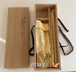 Japanese Tea Ceremony Ash Scoop&Metal Chopsticks /Joueki Nakagawa Vintage Rare