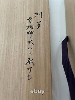 Japanese Tea Ceremony Ash Scoop&Metal Chopsticks /Joueki Nakagawa Vintage Rare