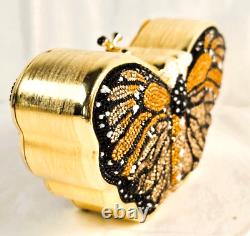 Judith Leiber Monarch BUTTERFLY minaudiere VINTAGE RARE