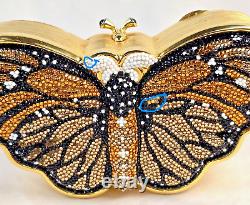 Judith Leiber Monarch BUTTERFLY minaudiere VINTAGE RARE