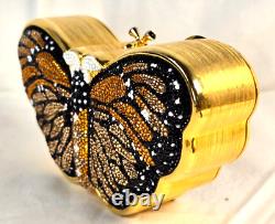 Judith Leiber Monarch BUTTERFLY minaudiere VINTAGE RARE