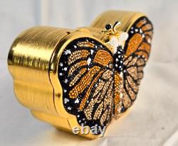 Judith Leiber Monarch BUTTERFLY minaudiere VINTAGE RARE