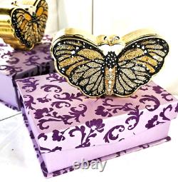 Judith Leiber Monarch BUTTERFLY minaudiere VINTAGE RARE